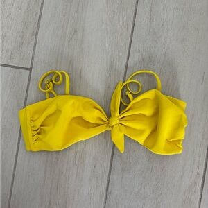 Kendall & Kylie Vibrant Yellow Bikini Top